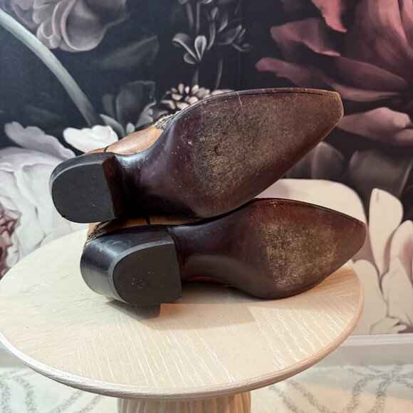 Rattlesnake Black Jack Cowboy Boots Womens 8.5 - Picture 5 of 5